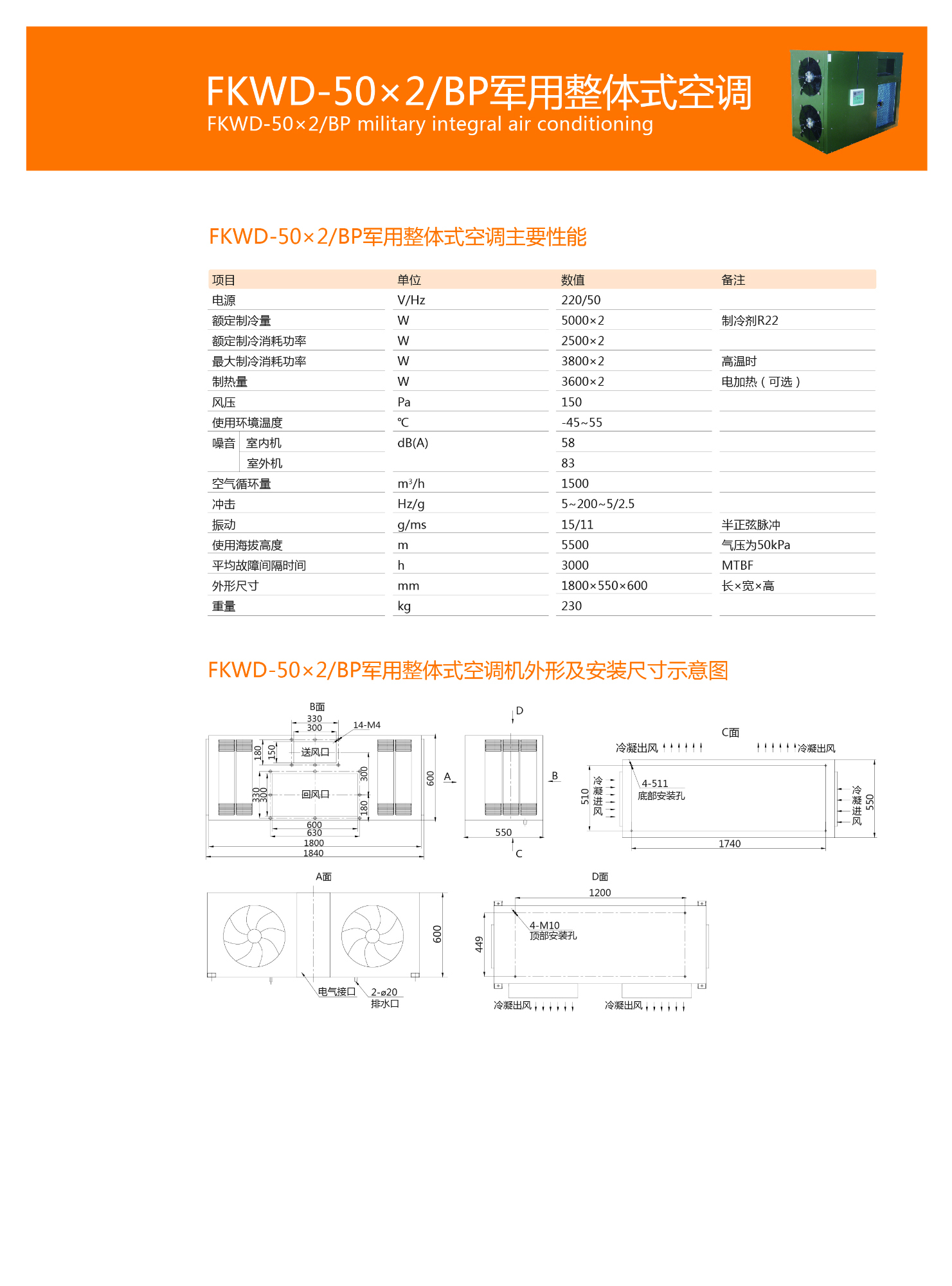 FKWD-50整體空調(diào)